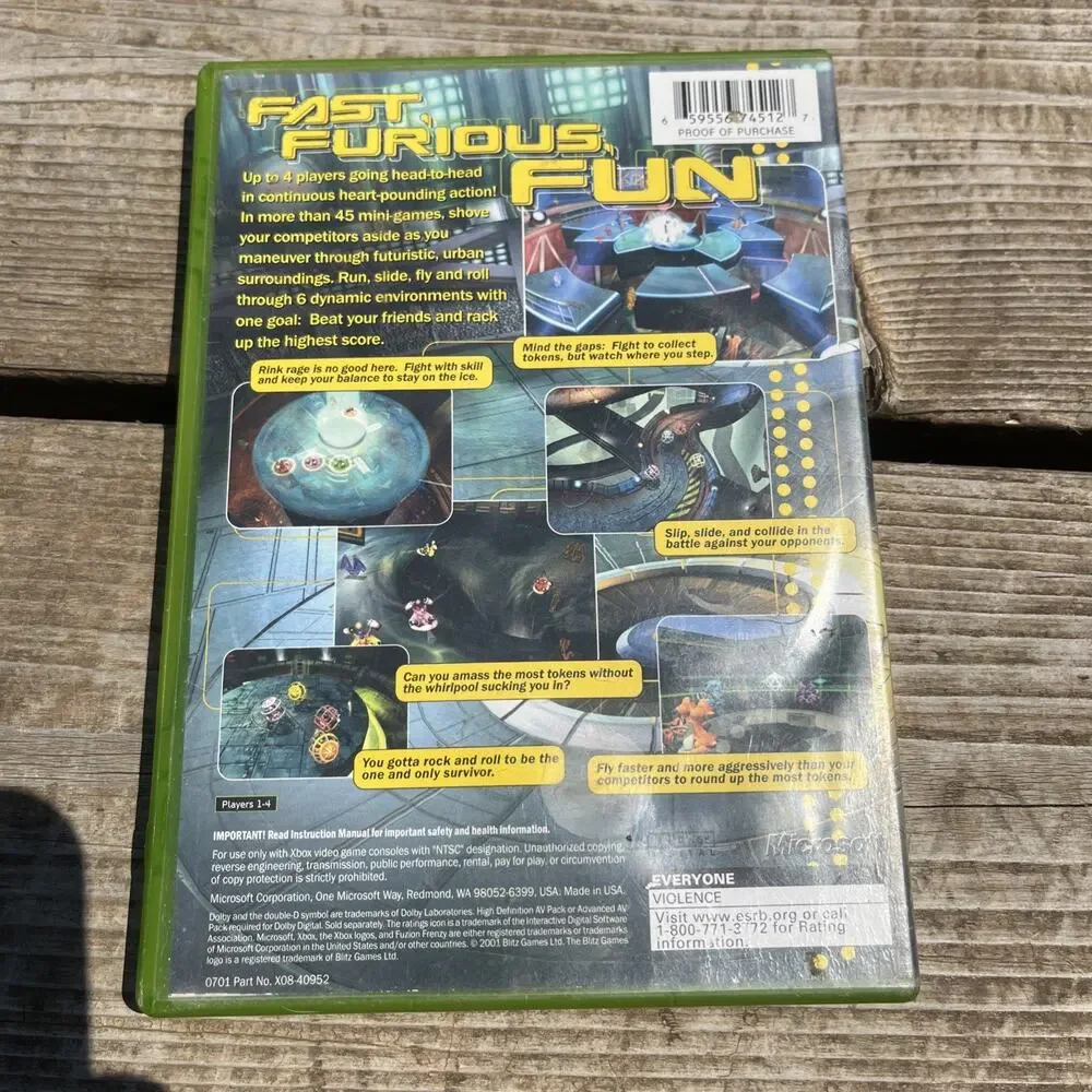 Fuzion Frenzy - Xbox - Video Game - GOOD